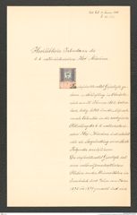 k.k. naturhistorisches Hofmuseum, Intendanzakten 1885-1896 (Hauer), Aktenzahl Z.13/1886, Seite 1